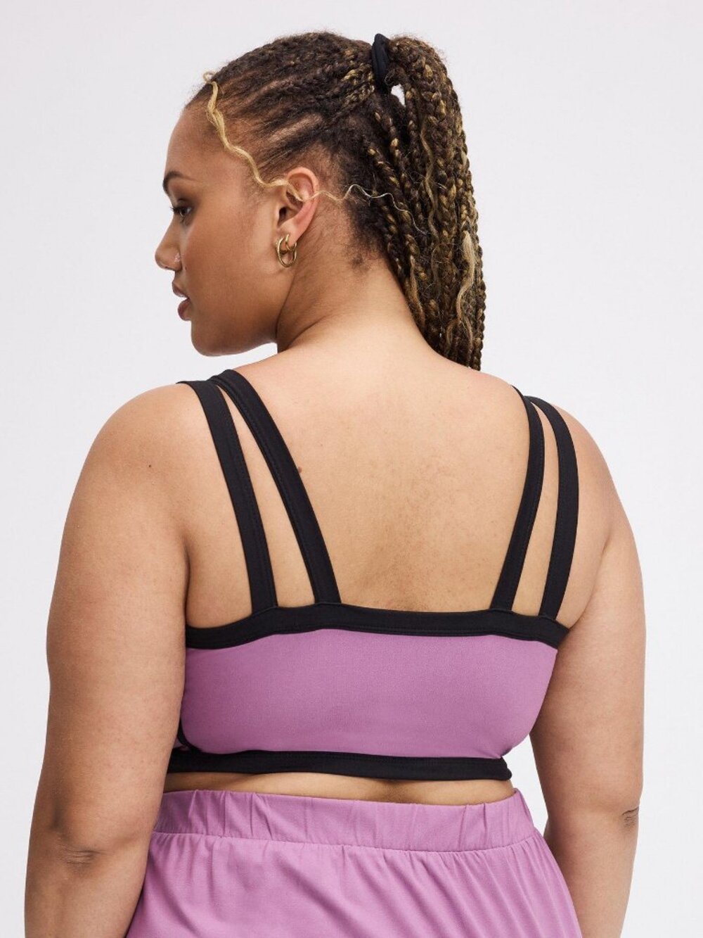 Torrid TRU Super Soft Performance Jersey Active Bra with Piping - Picture 2 of 7